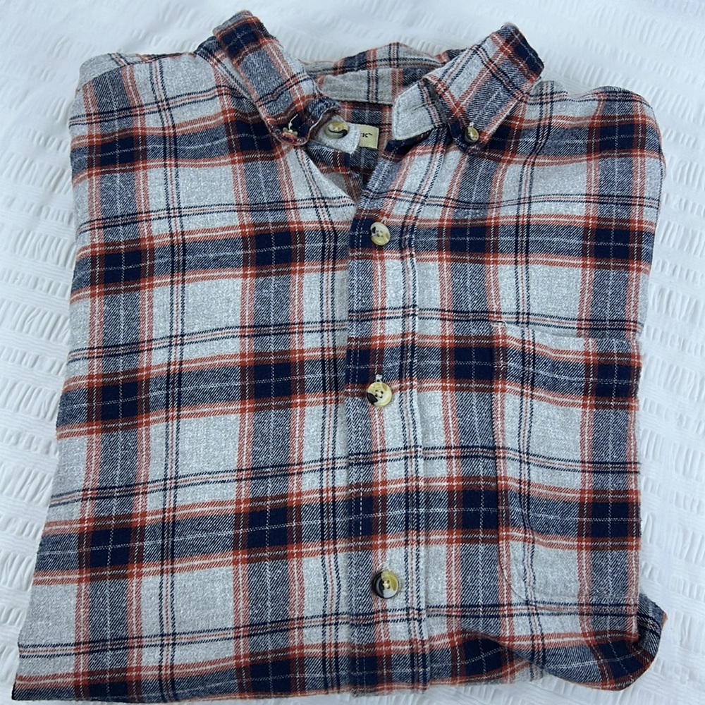 Hobbs Creek Mens Flannel Plaid Size Large